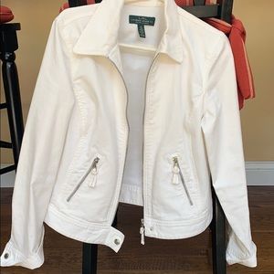 Ralph Lauren White denim jacket
